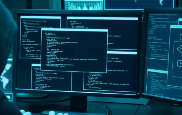 Cyber Computer Screen